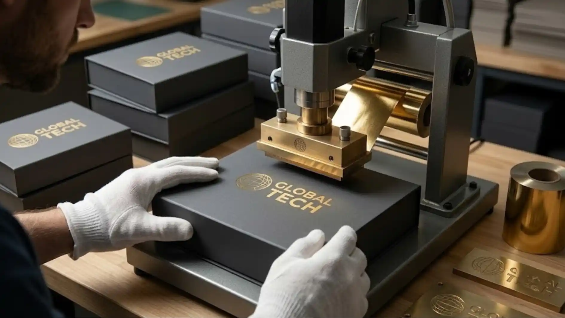 Exclusive box corporate gift kantor dengan custom logo