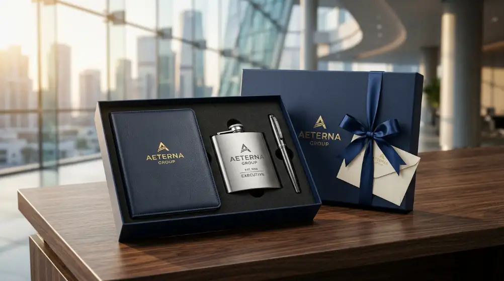 Rincian komponen utama dalam penghitungan estimasi biaya corporate gift set