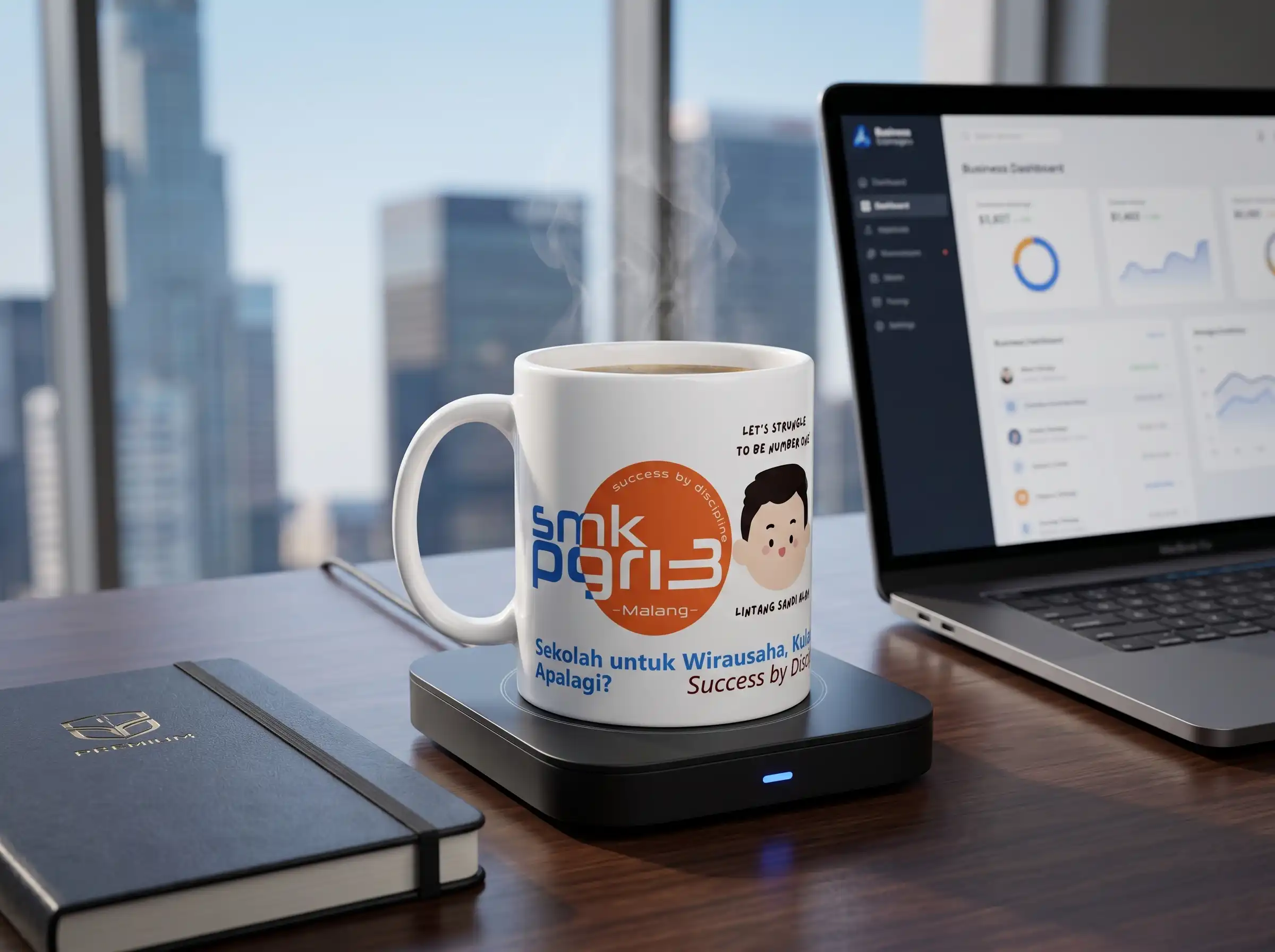 Premium mug heater set corporate gift